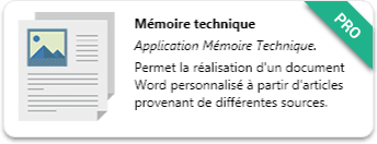 Mémoire Technique