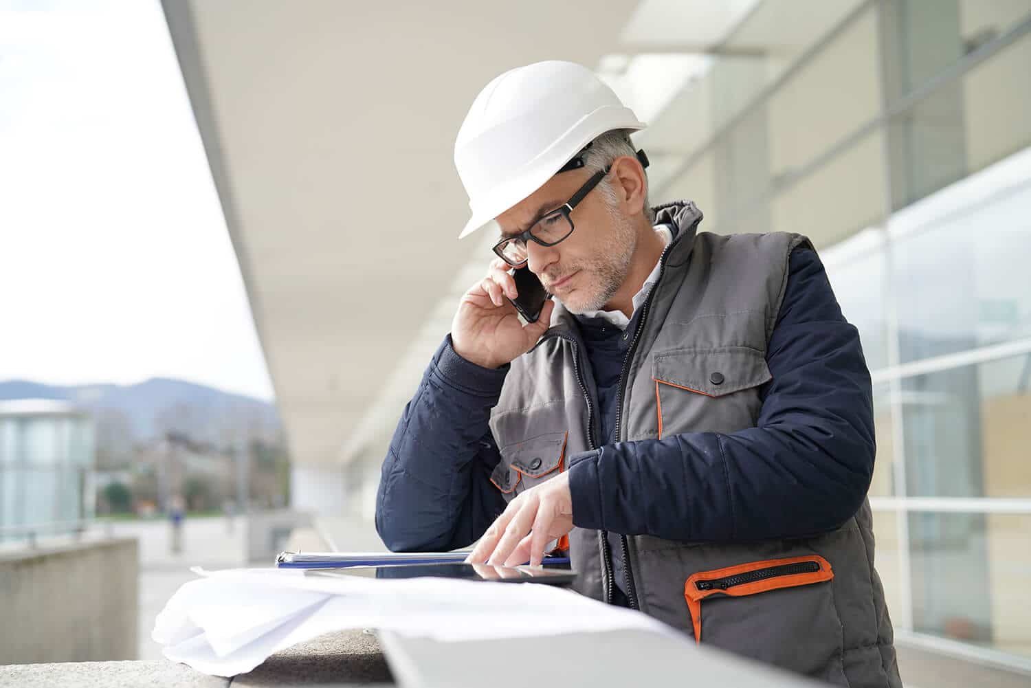Chef de chantier planification téléphone