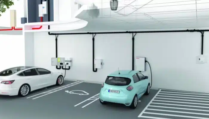 Michaud-bornes-recharge-parking-interieur-copropriete